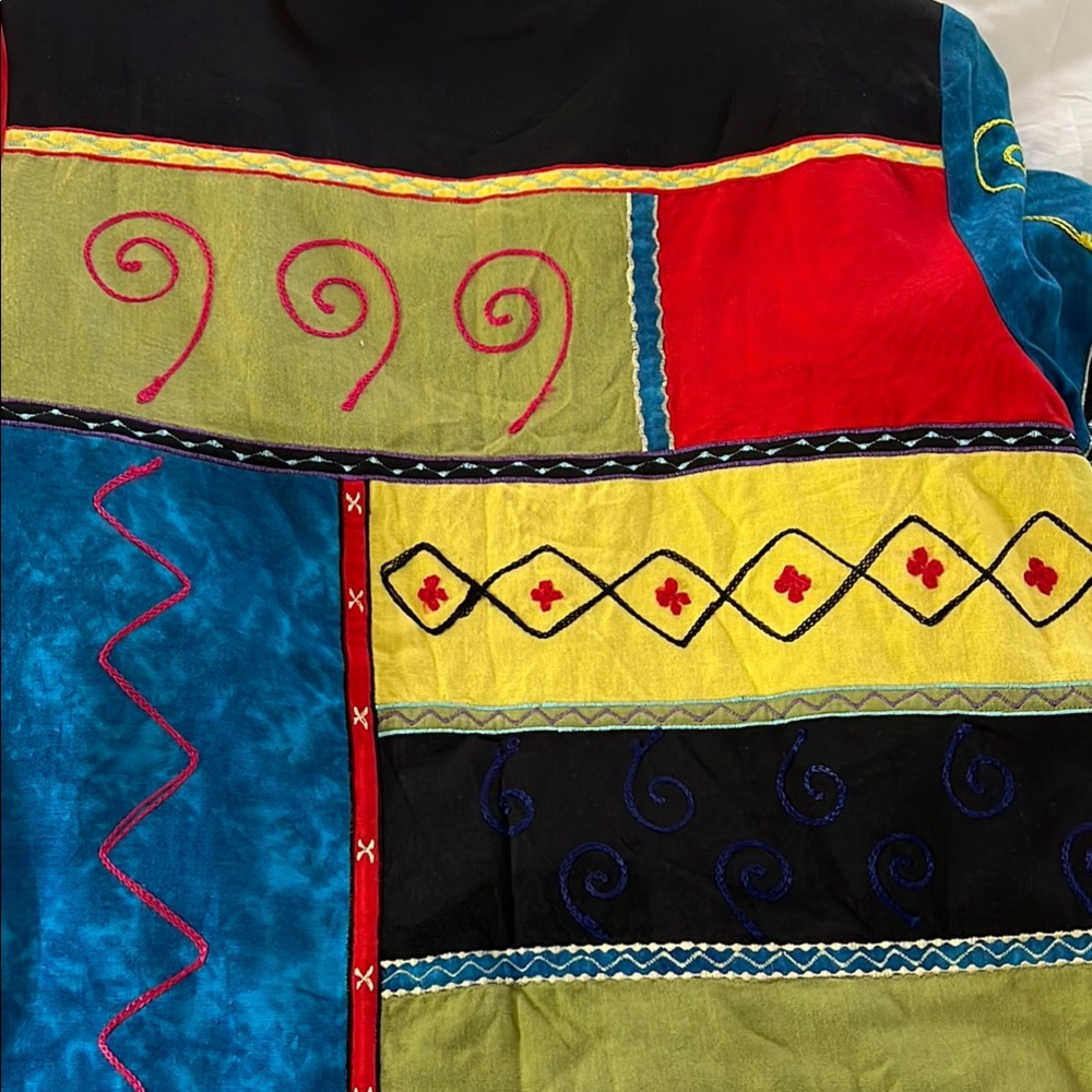 Colorful Patchwork Jacket - image 3